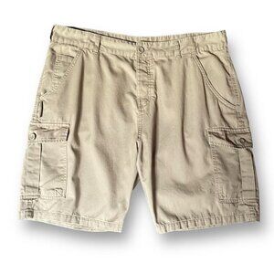Mountain Warehouse Mens Lakeside Cargo Shorts Sz 40 Taupe UV Protection Pockets